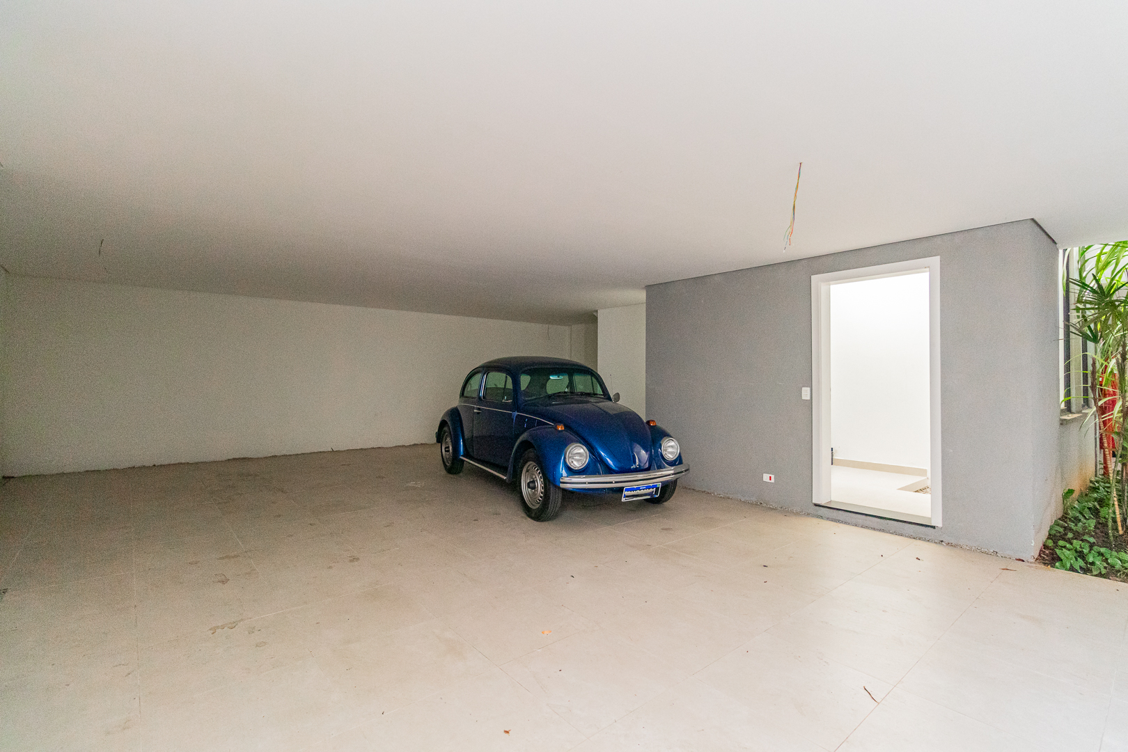 Garagem interna coberta